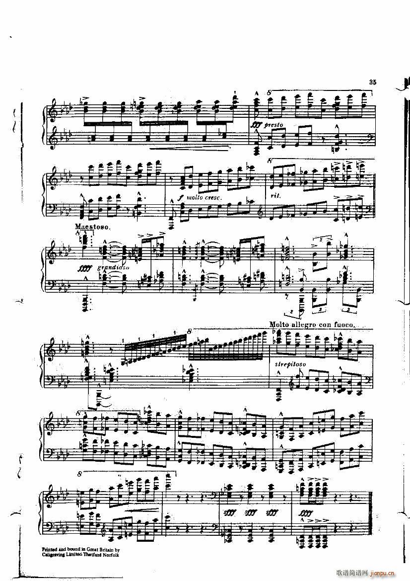 Bowen Op 72 Piano Sonata No 5 in F(钢琴谱)34