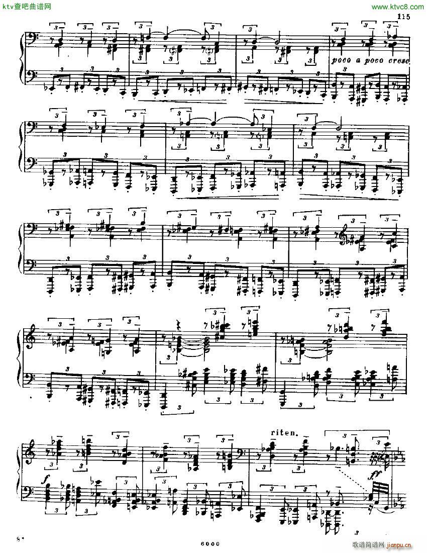 Anatoly Alexandrov Opus 22 Sonata no 5(钢琴谱)7