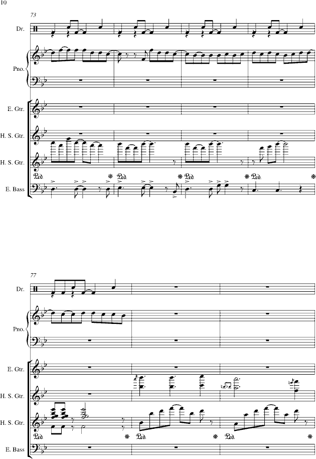 浪漫手机(钢琴谱)10