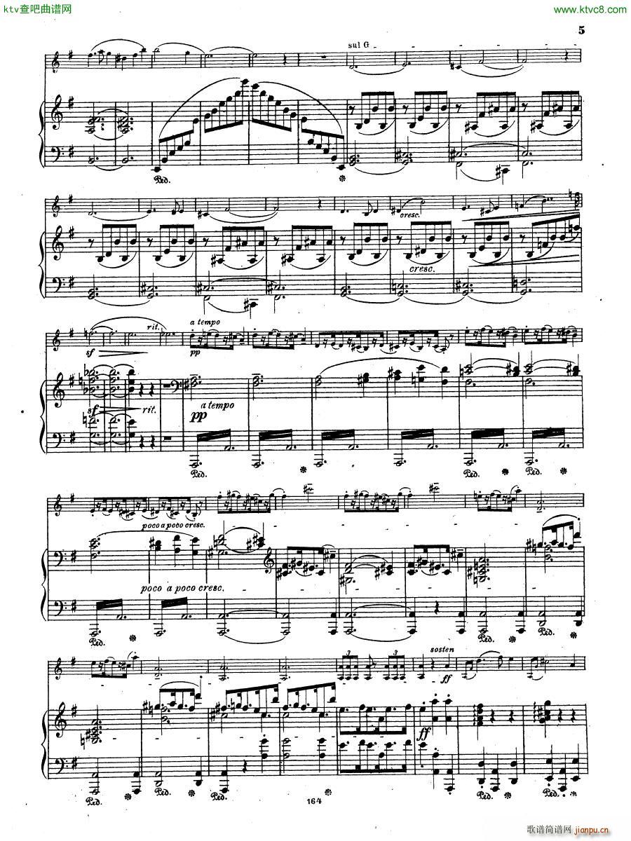 Grieg Violin Sonata 2 G dur op 13(钢琴谱)24