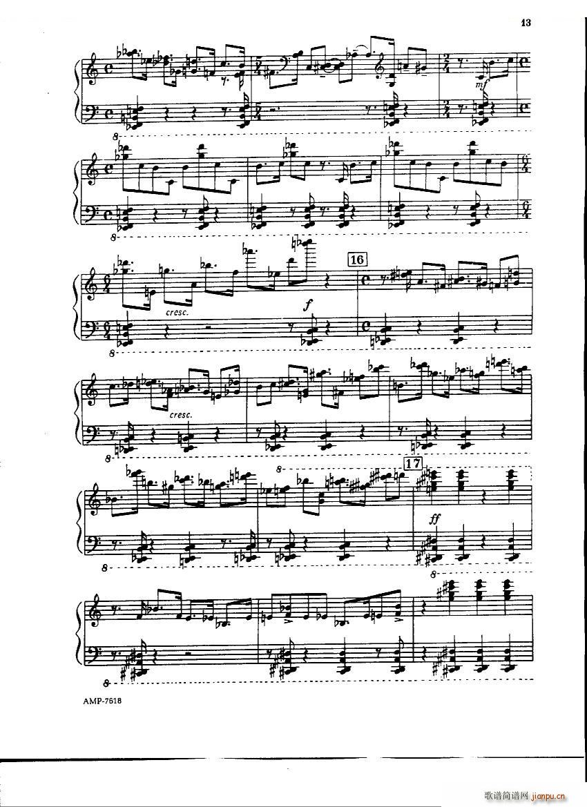 Gubaidulina Sofia Piano Sonata Piano Sonata(十字及以上)11