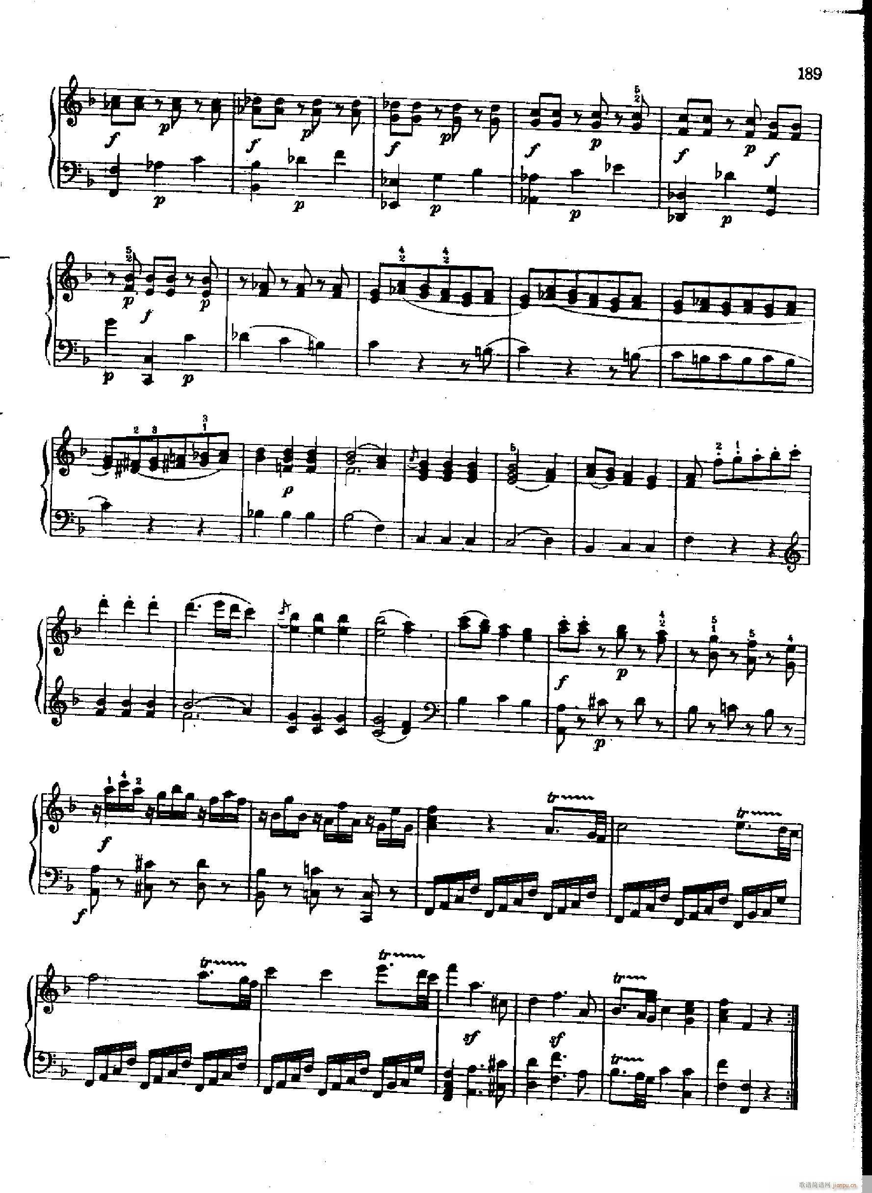 奏鸣曲Nr.332(钢琴谱)7