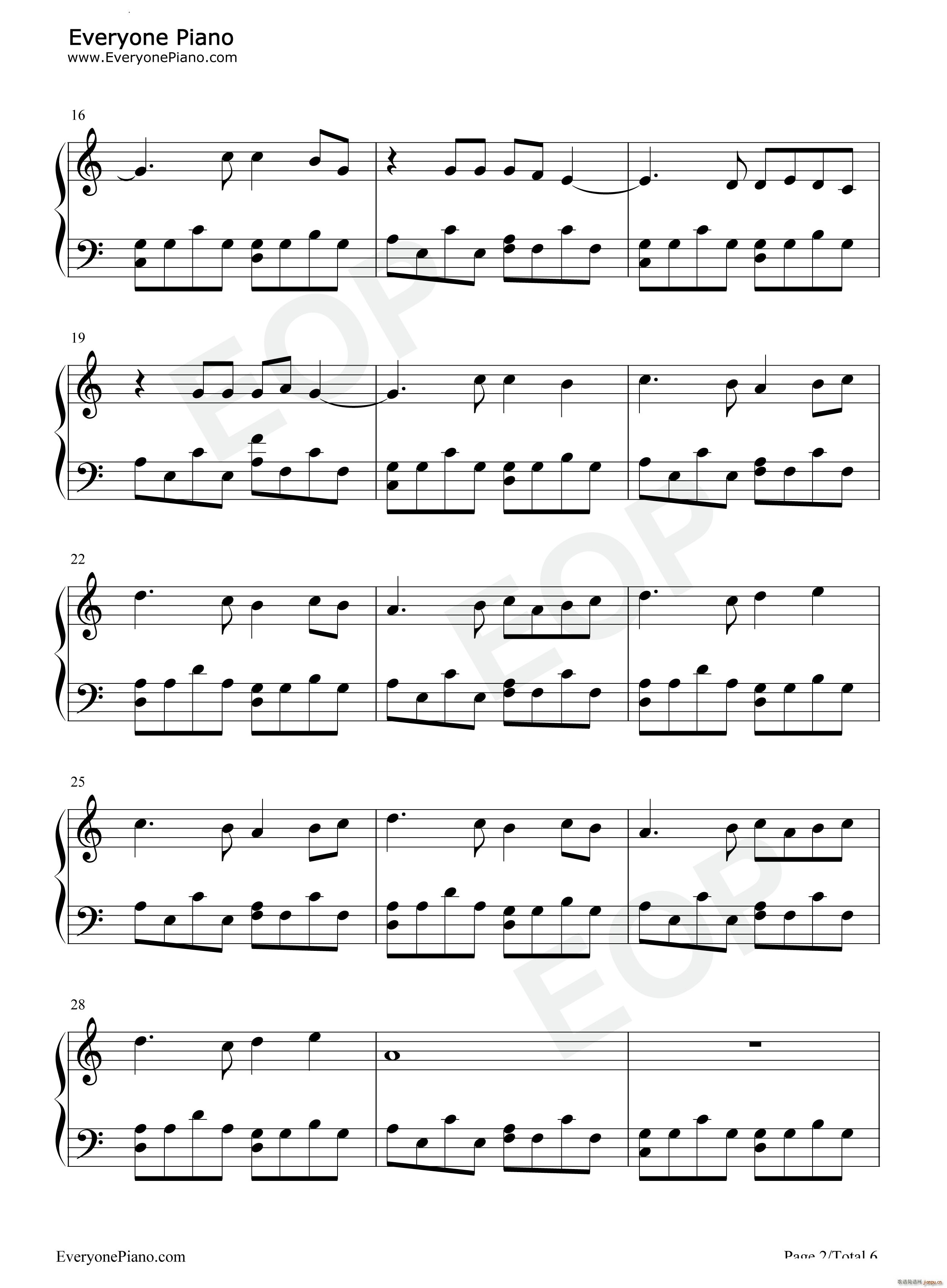 Promise 寂静岭2(钢琴谱)3