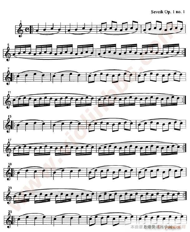 训练左手手指的颗粒性练习曲(钢琴谱)9