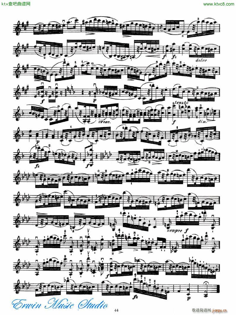 马扎斯 75首渐进式旋律练习 图书2 27首Brilliante 练习3(十字及以上)11