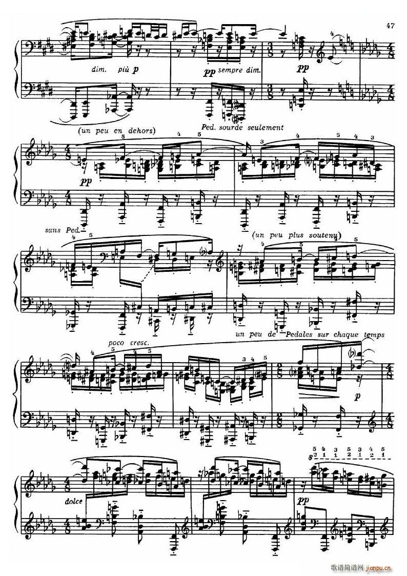 Dutilleux Sonata Sonata(十字及以上)22