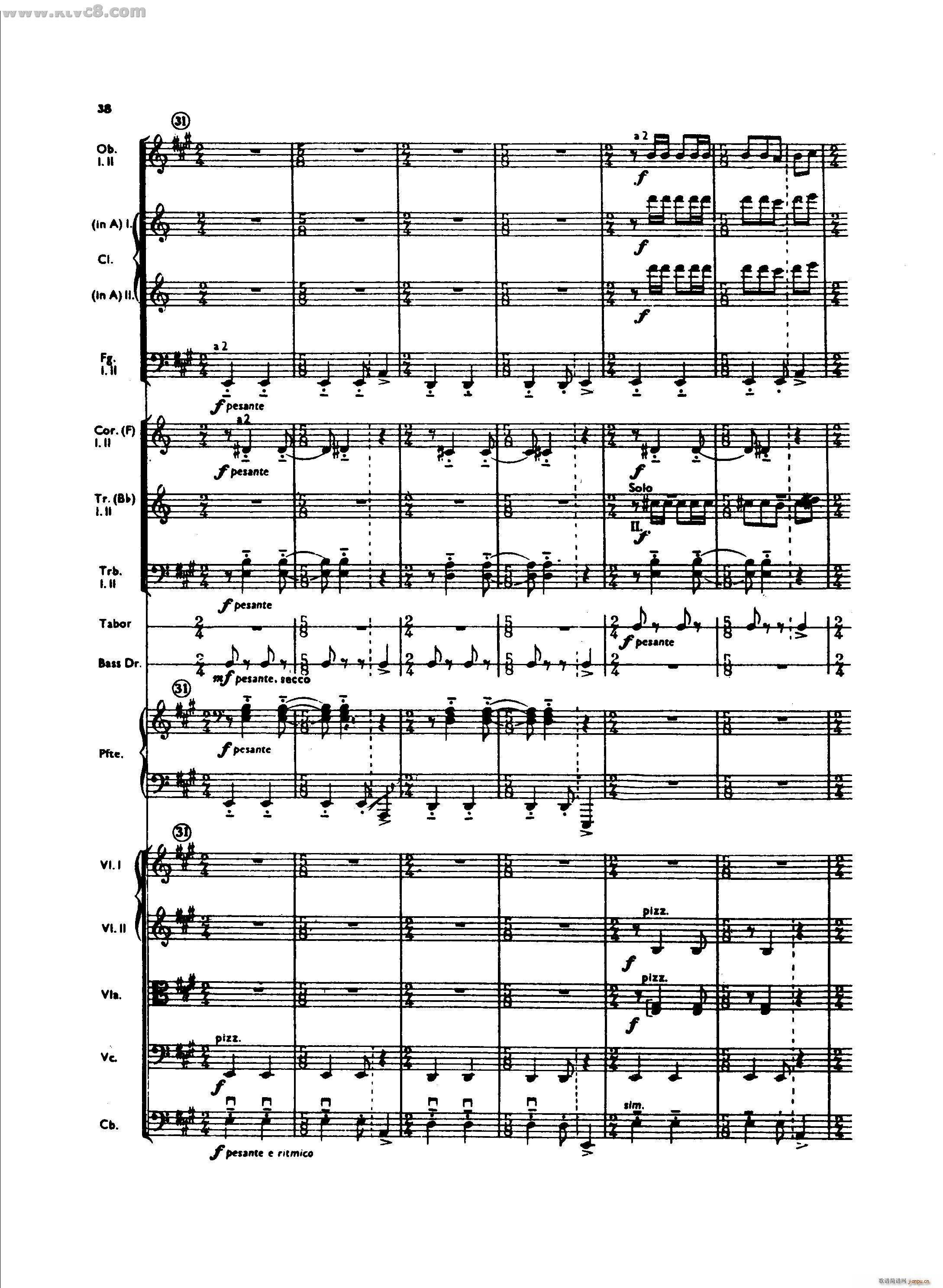 阿巴拉契亚山区的春天 第一部分(总谱)38