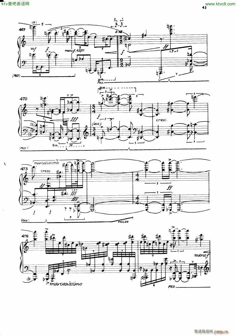 Carter Night Fantasies(钢琴谱)46