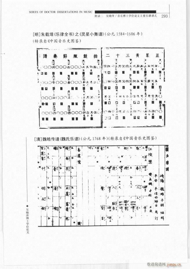 中国工尺谱研究 241 310(十字及以上)53