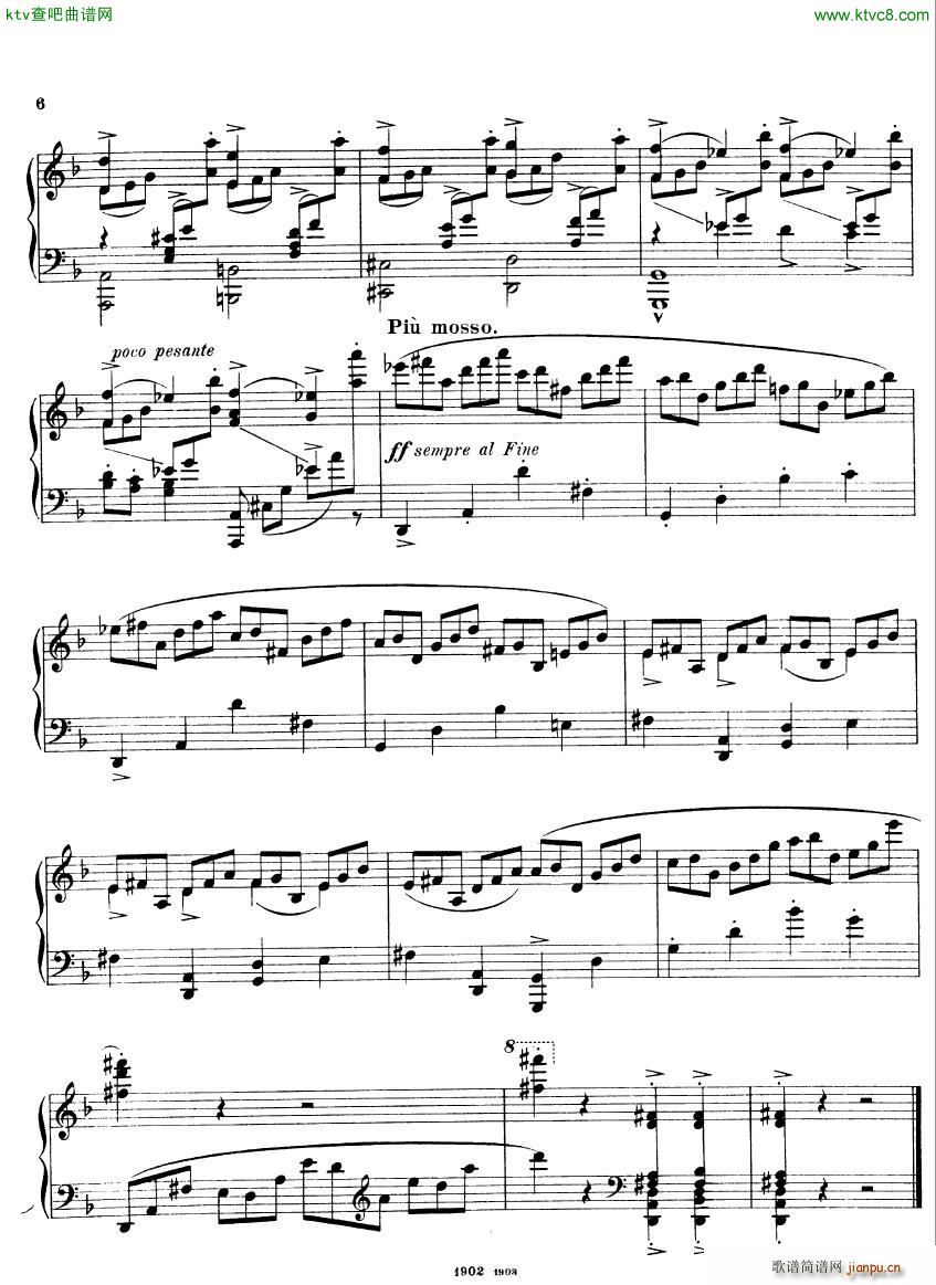 BLUMENFELD Etude op29 no1(钢琴谱)5