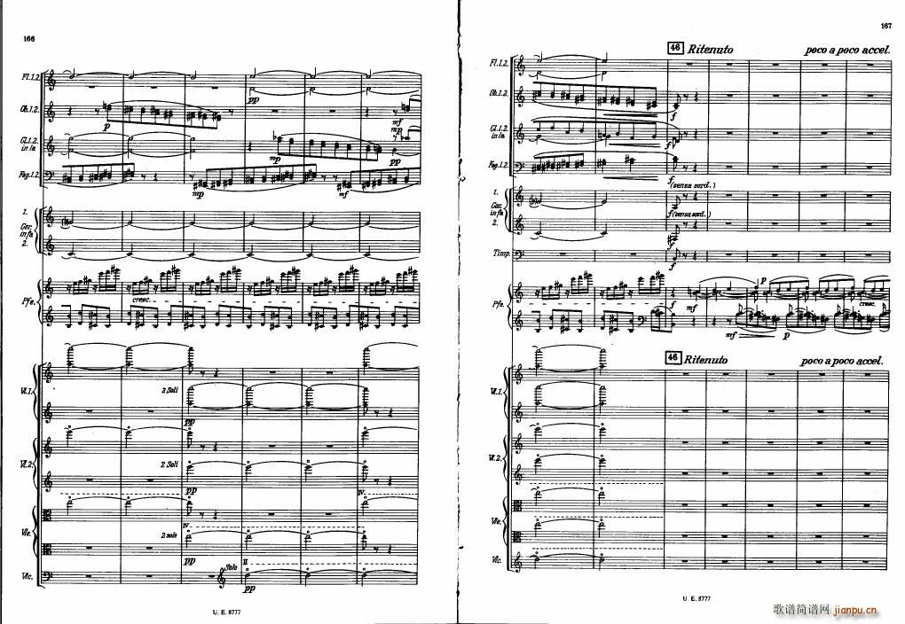 Bartok SZ 83 Piano Concerto No1 Full Score 二(钢琴谱)43