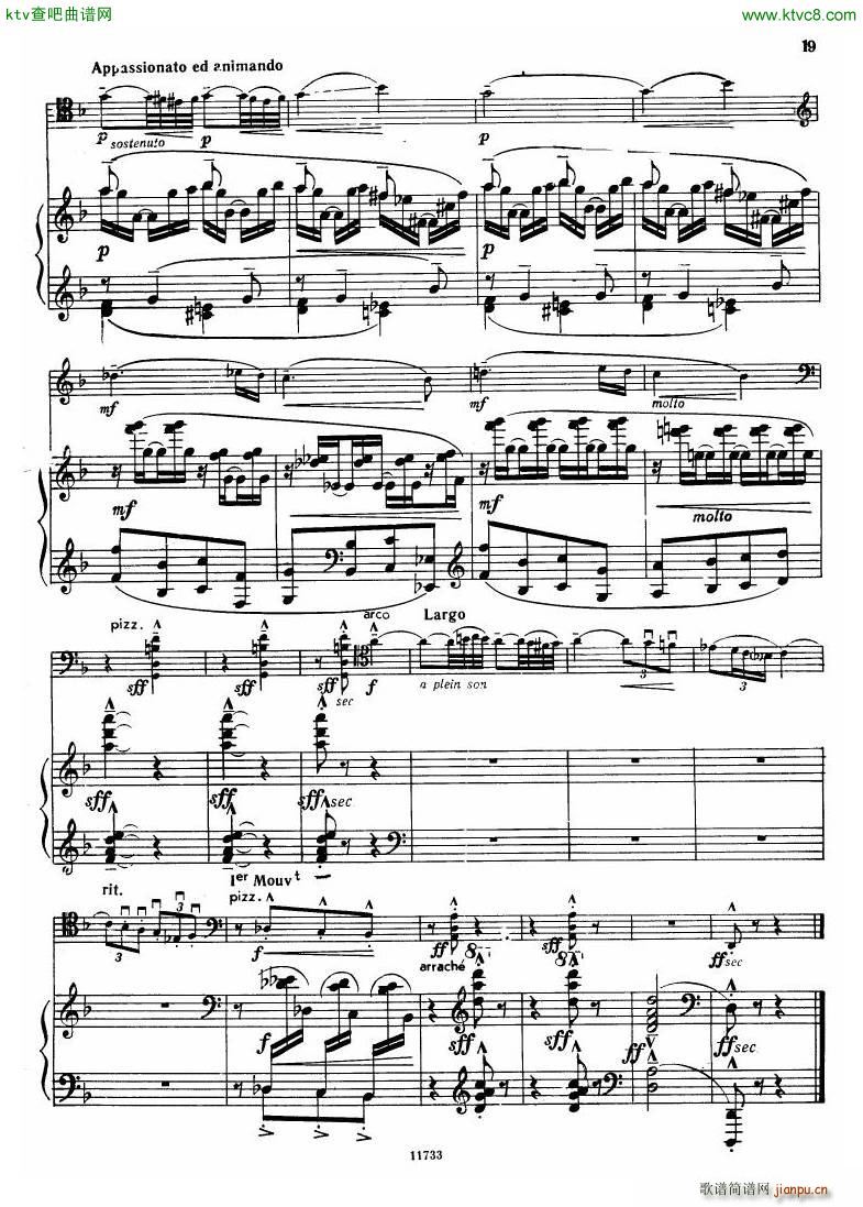 Debussy Sonata for Cello and Piano(钢琴谱)18