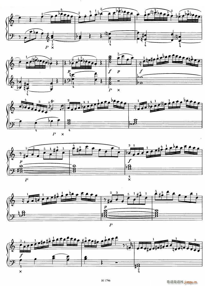 Benda 16 Sonatas 二 16 Sonatas 二(十字及以上)36