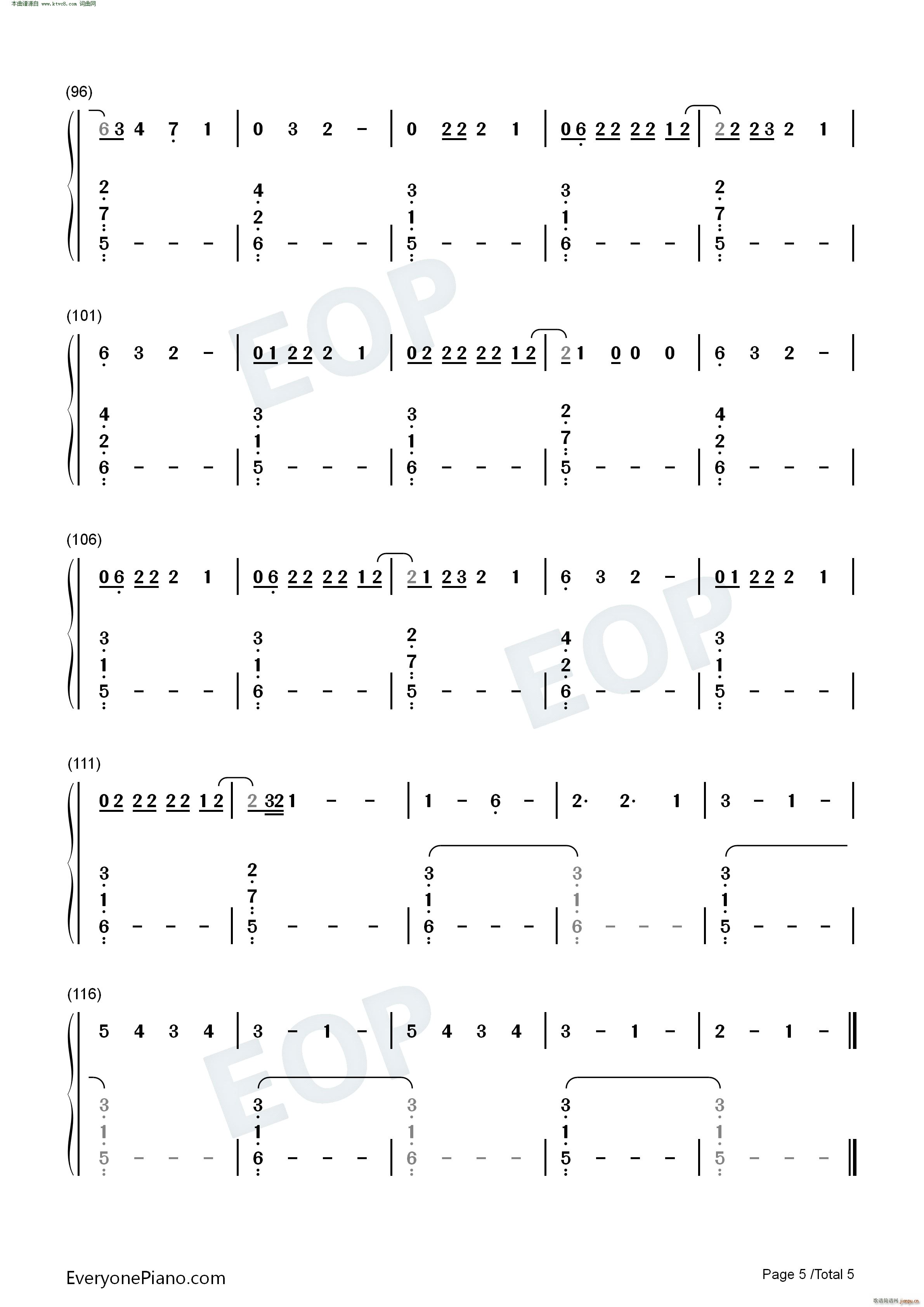 Lifes A Mess(钢琴谱)11