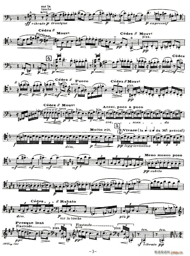 SONATNS(大提琴谱)3