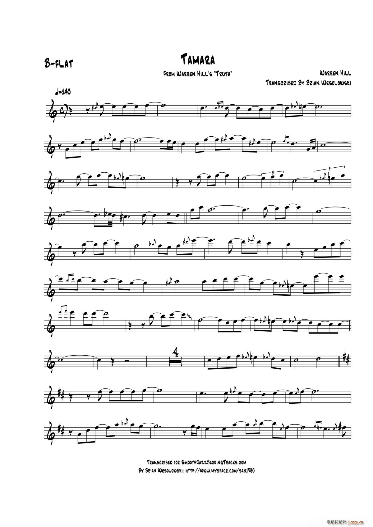 Tamara 次中音萨克斯(十字及以上)1