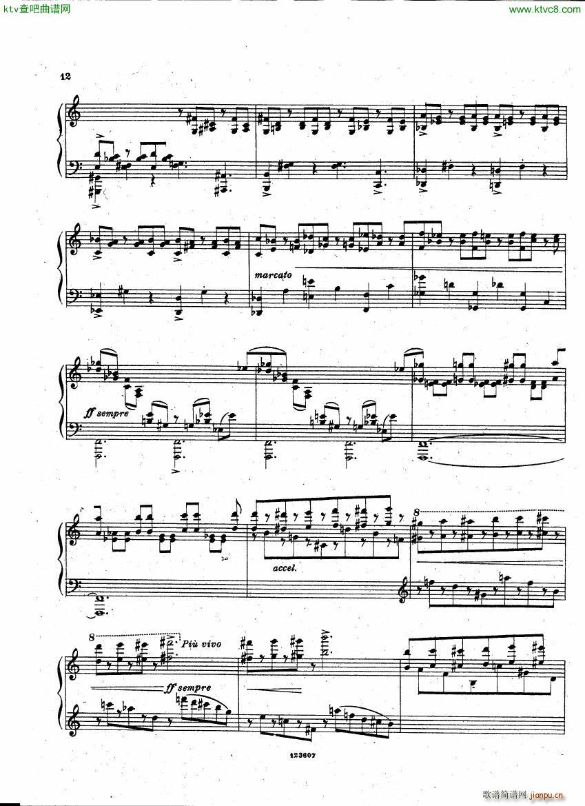 Fuga Toccata(钢琴谱)12