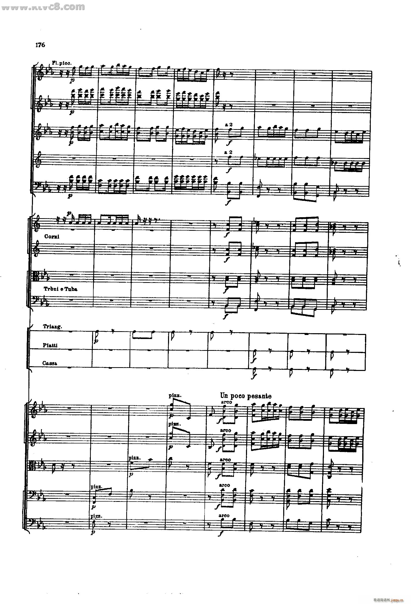 舍赫拉查达交响组曲 作品35 第四部分(总谱)30