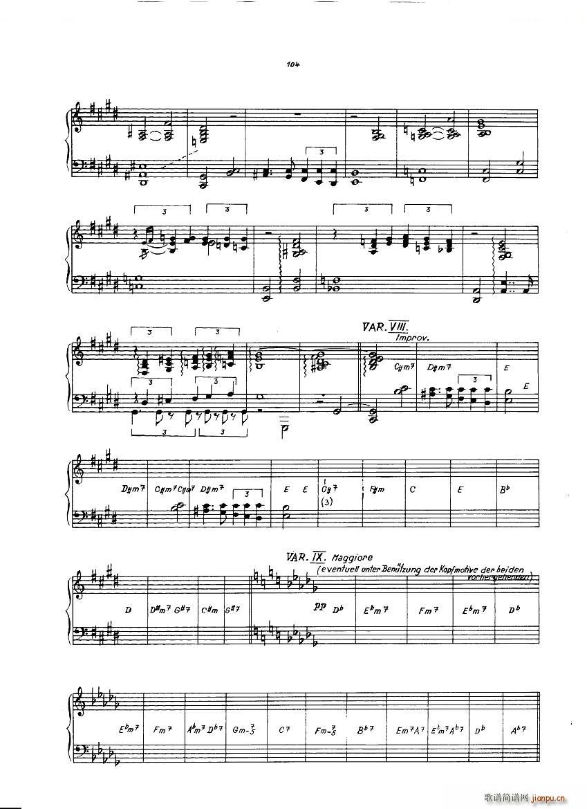 Gulda Variations Variations(十字及以上)12