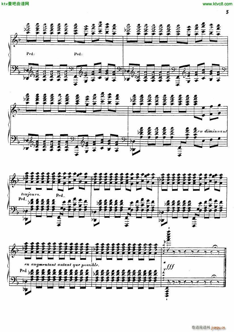 Alkan op 25 Alleluia(钢琴谱)5