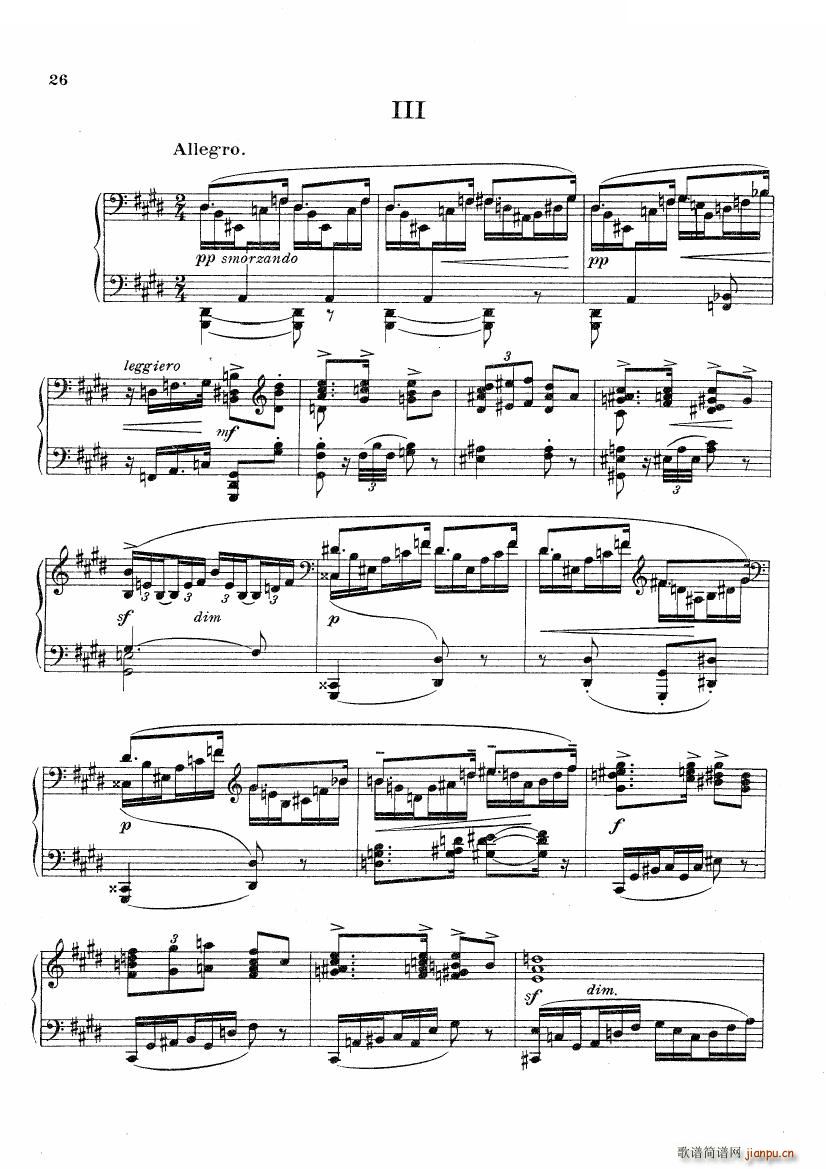 Bax Sonata No 3 Sonata No 3(十字及以上)25