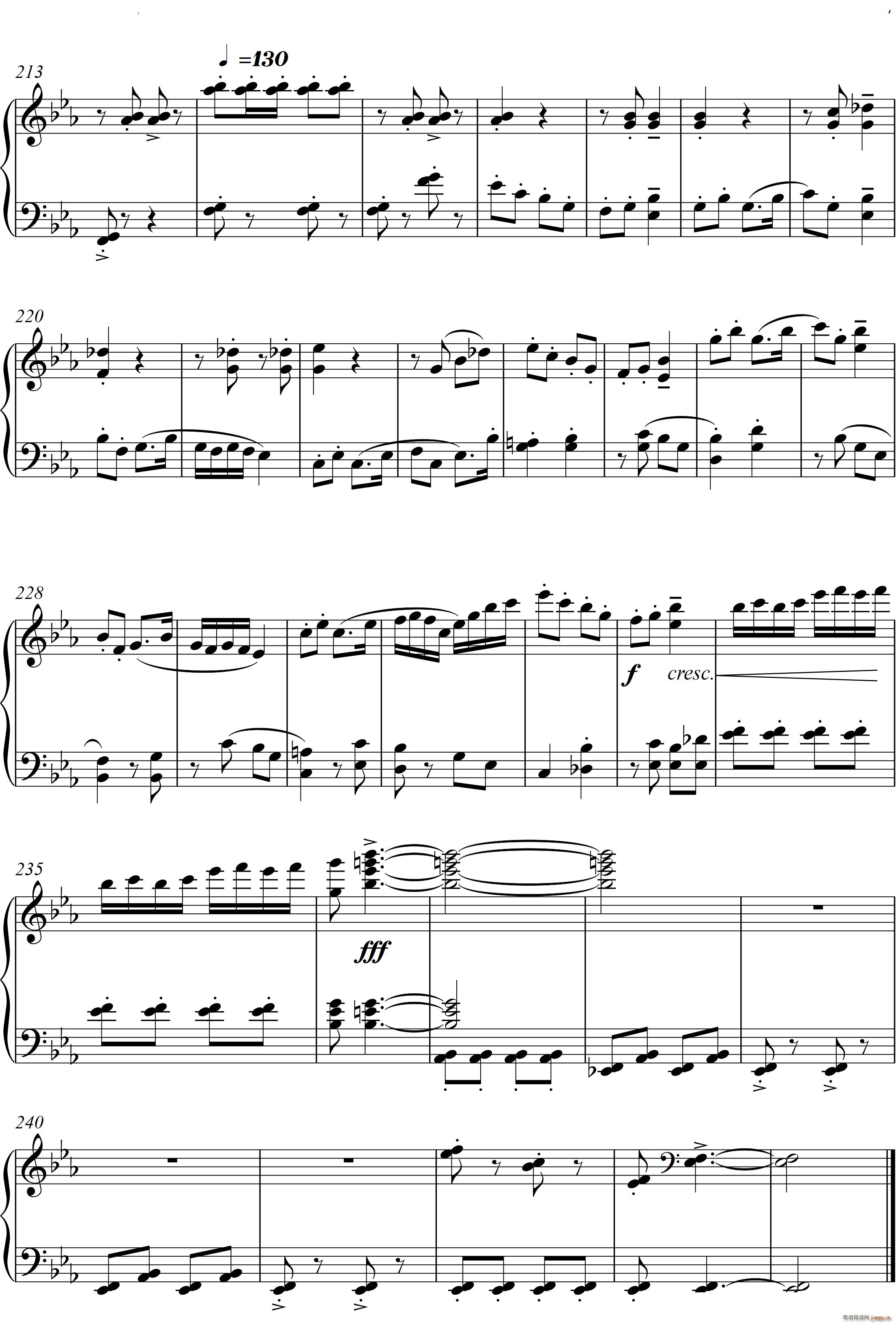 第23钢琴奏鸣曲 高甲缘 Piano Sonata No 23三个乐章(钢琴谱)8