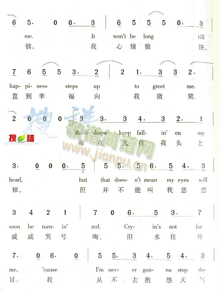 RaindropsKeepFallingOnMyHead(十字及以上)3