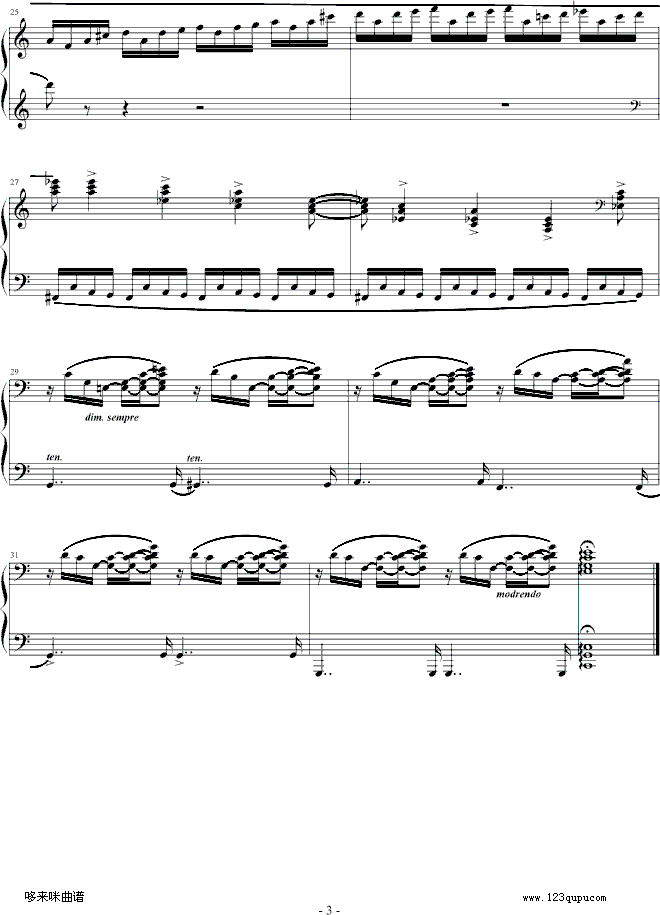 练习曲No.10-克拉莫(钢琴谱)3