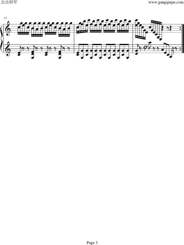 车尔尼299-No.2(钢琴谱)3