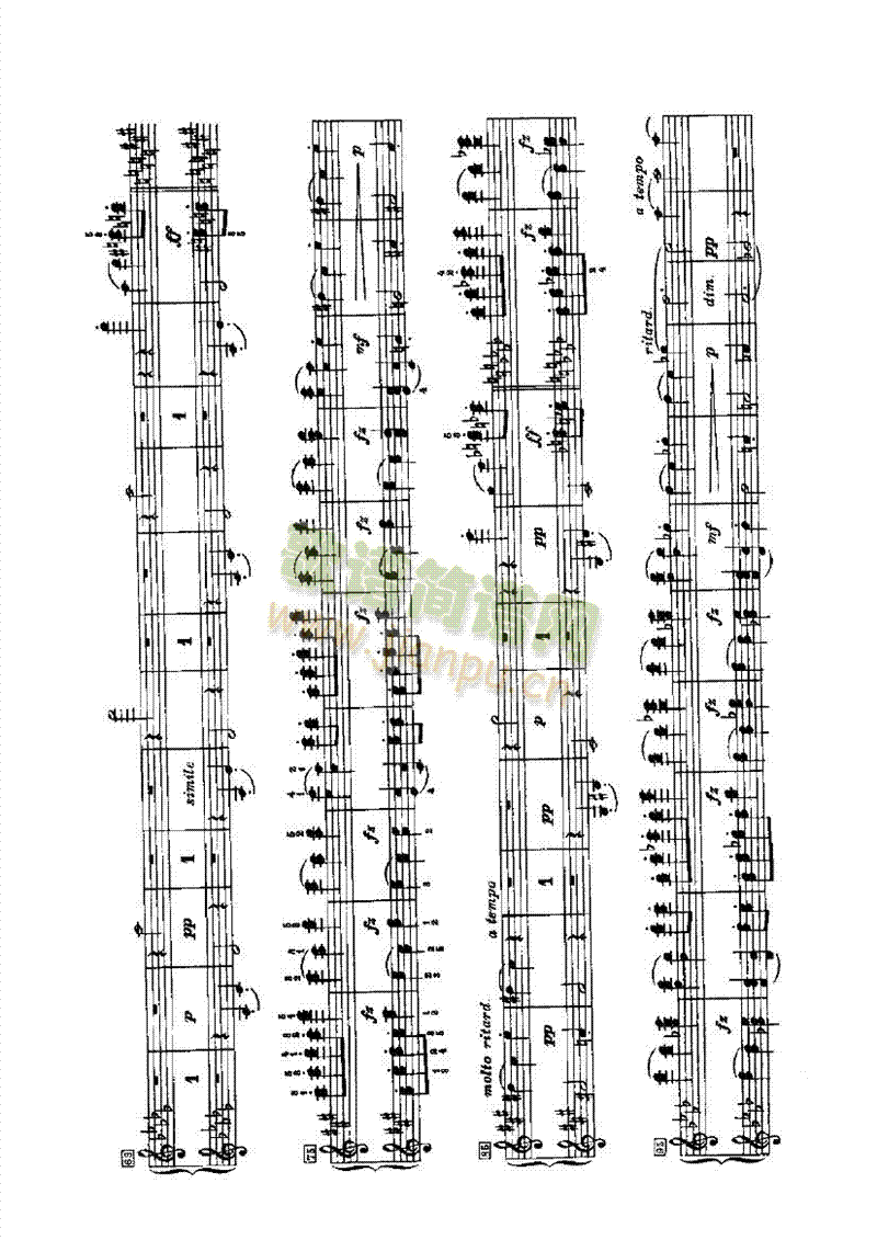 斯拉夫舞曲键盘类钢琴(其他乐谱)6