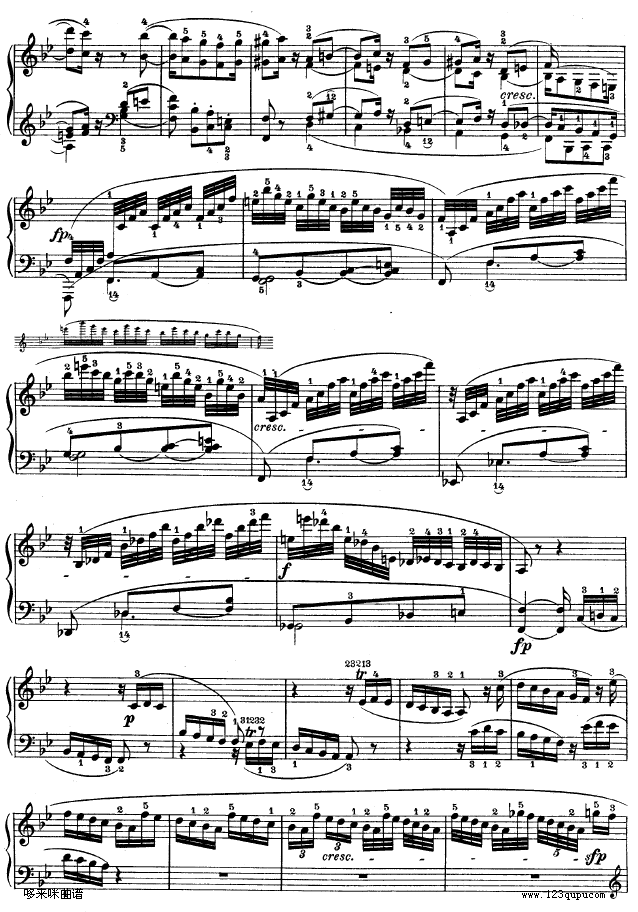 第十一钢琴奏鸣曲-op.22-贝多芬(钢琴谱)17