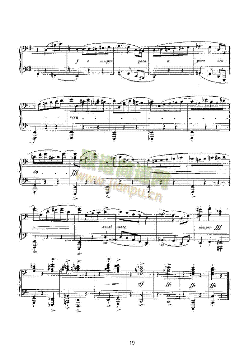 滑稽曲六首op.58键盘类钢琴(钢琴谱)19