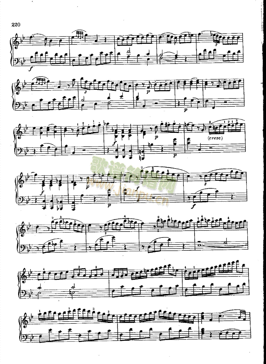 奏鸣曲Nr.333键盘类钢琴(钢琴谱)17