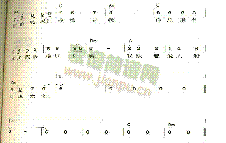 网络情缘(四字歌谱)3