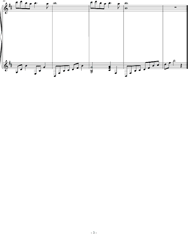 神秘园之歌(钢琴谱)3
