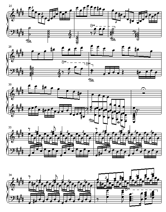 Etude(钢琴谱)3