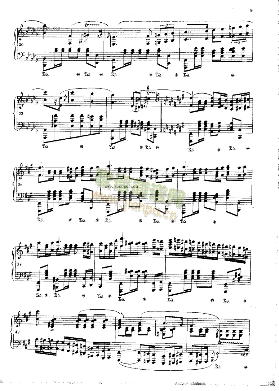 波洛涅兹OP.44键盘类钢琴(其他乐谱)3
