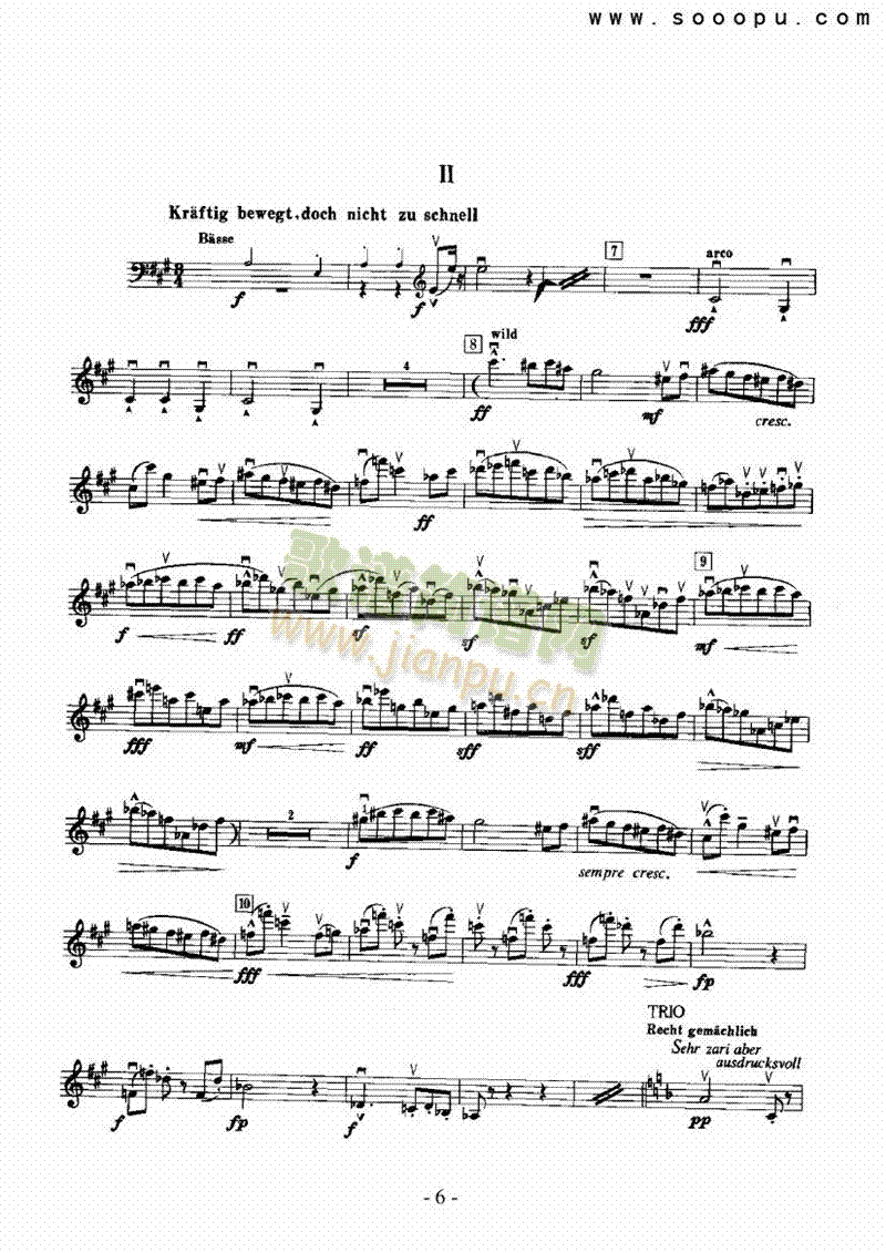第一交响曲—独奏弦乐类小提琴(其他乐谱)6
