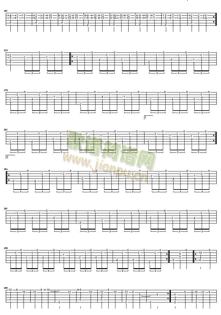 大霍塔舞曲吉他谱(吉他谱)7