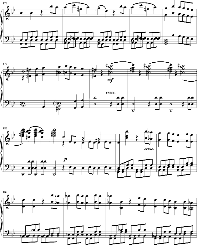 莫扎特第四十号交响曲(钢琴谱)10