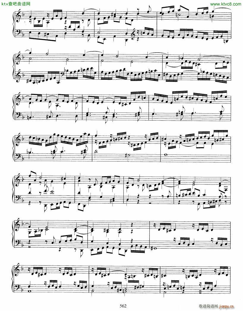 Bach JS BWV 913 Toccata in d(钢琴谱)5