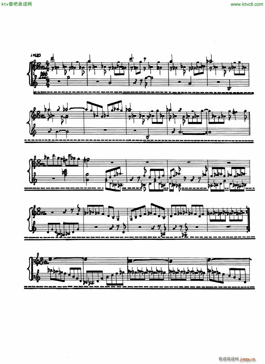 Cage Sonatas and Interludes for prepared piano(钢琴谱)34