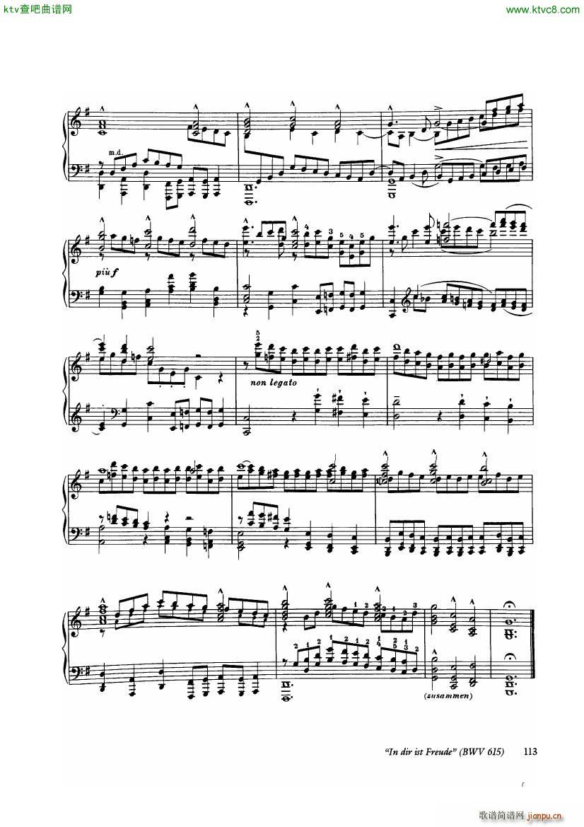 Bach Busoni Ten Chorale Preludes(钢琴谱)27
