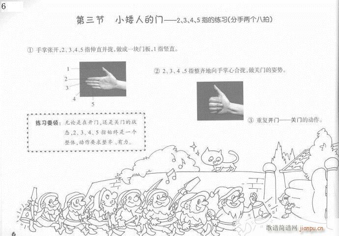 手指训练操1-20(钢琴谱)6