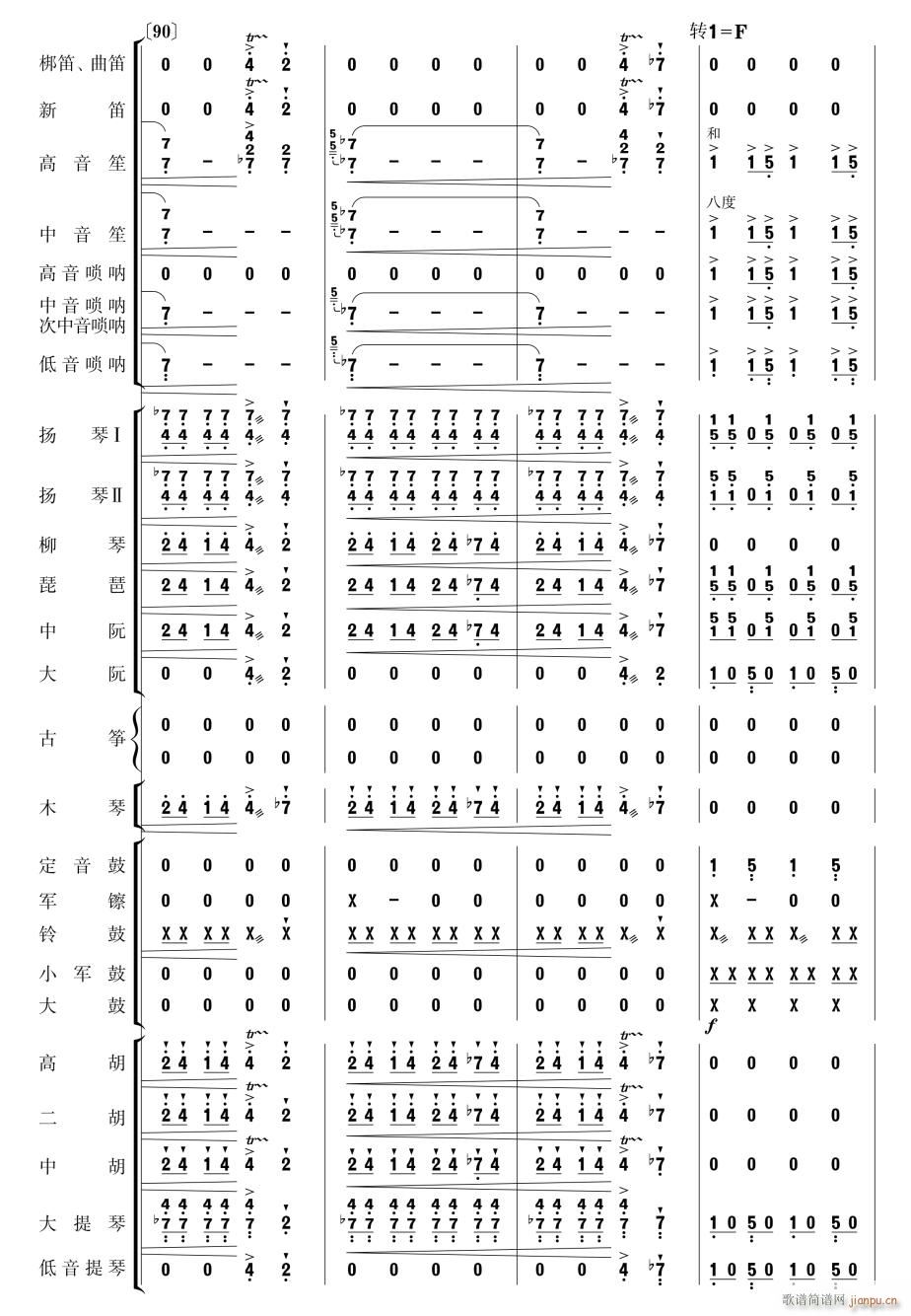 北京喜讯到边寨24(总谱)1