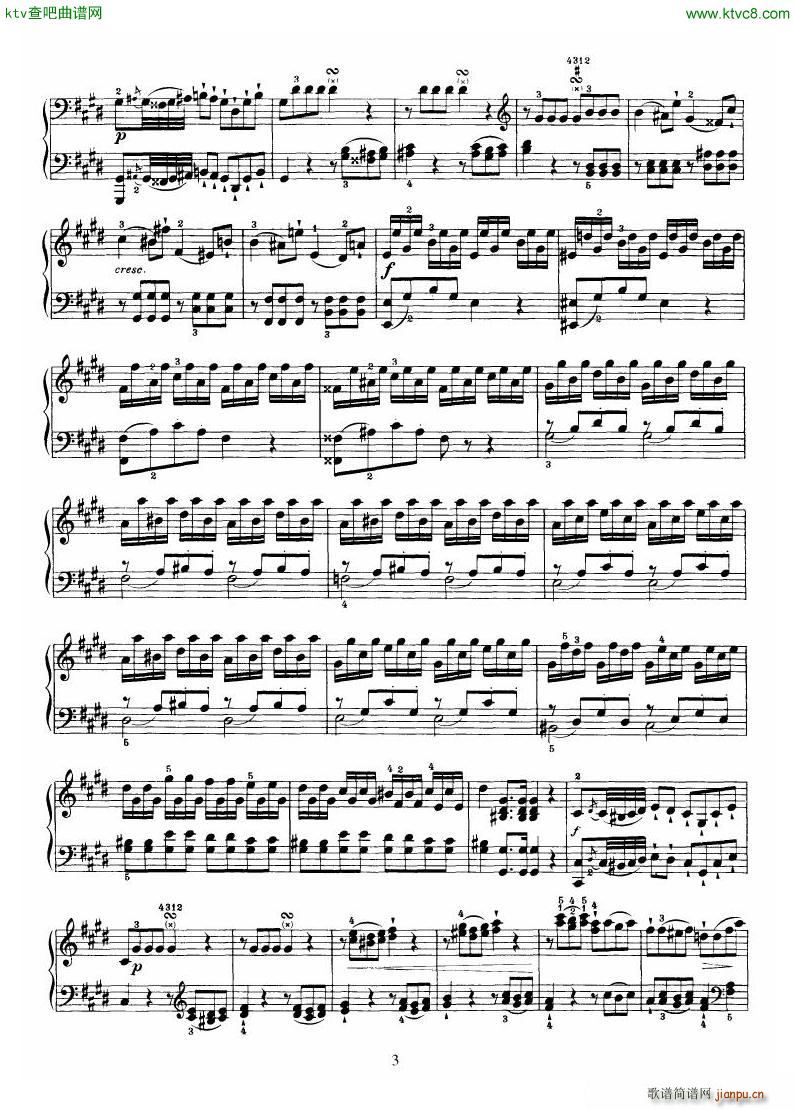 Haydn Piano Sonata No 36 In C(钢琴谱)3