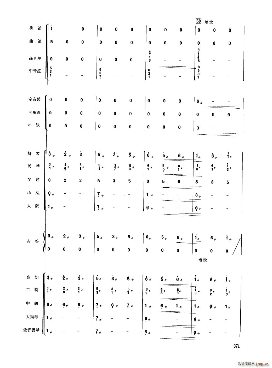 中国民族器乐合奏曲集 351 400(总谱)24