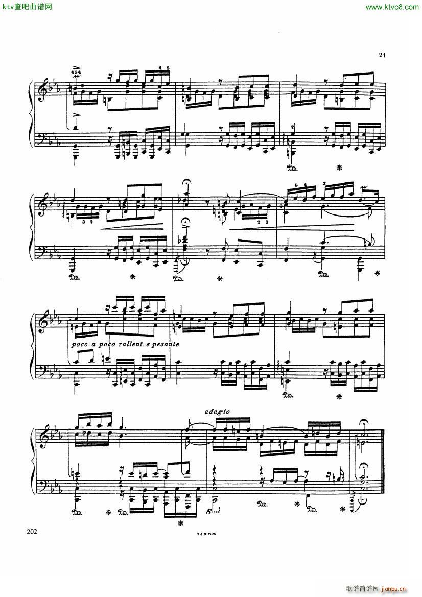 Catoire Bach Passacaglia(钢琴谱)20