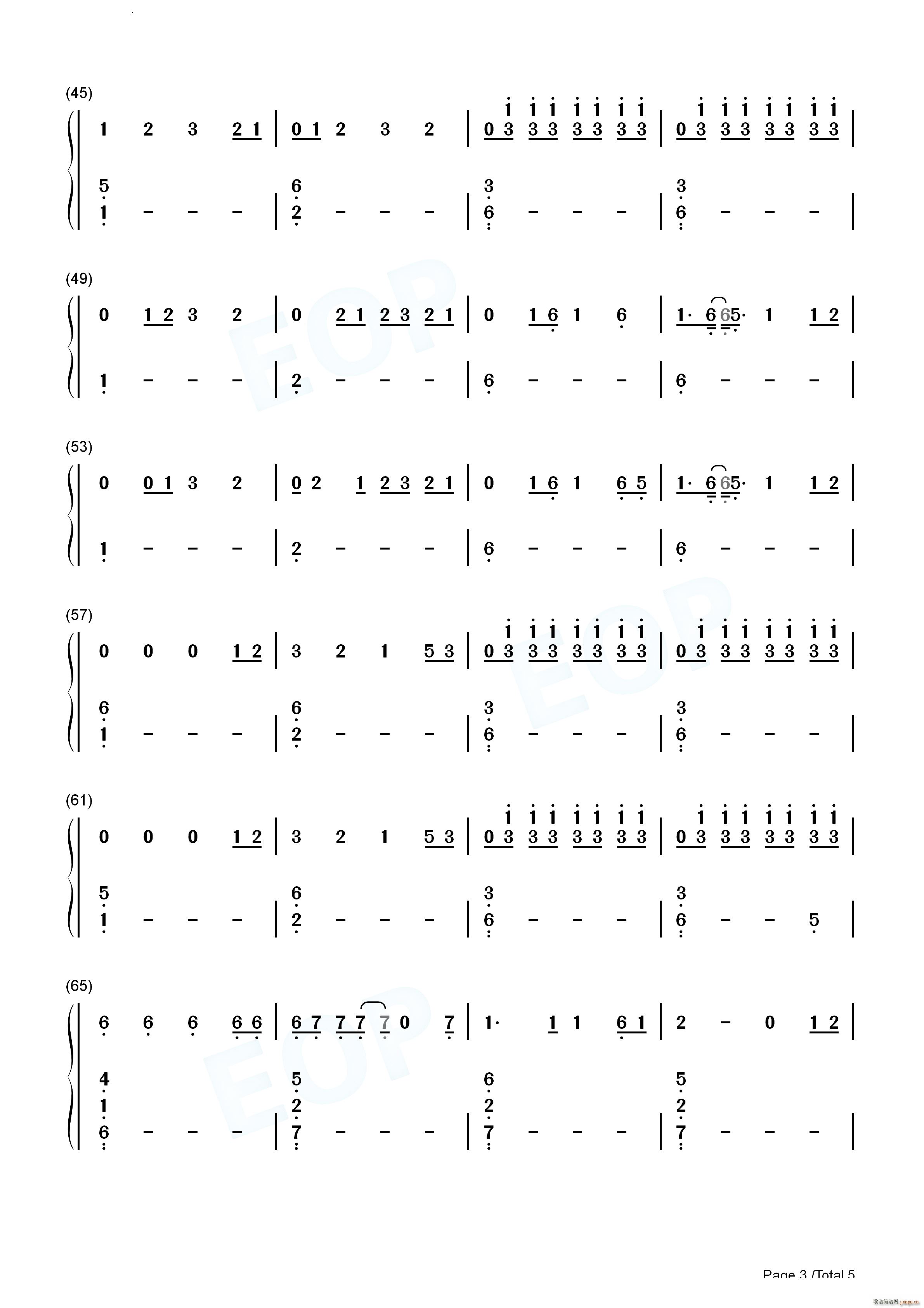 This Is Gospe简单钢琴版(钢琴谱)9