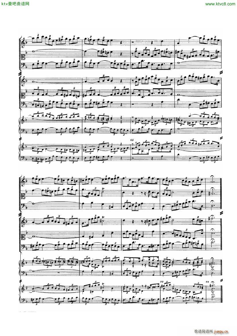 Bach JS BWV 1080 Kunst der Fuge part 3(钢琴谱)1